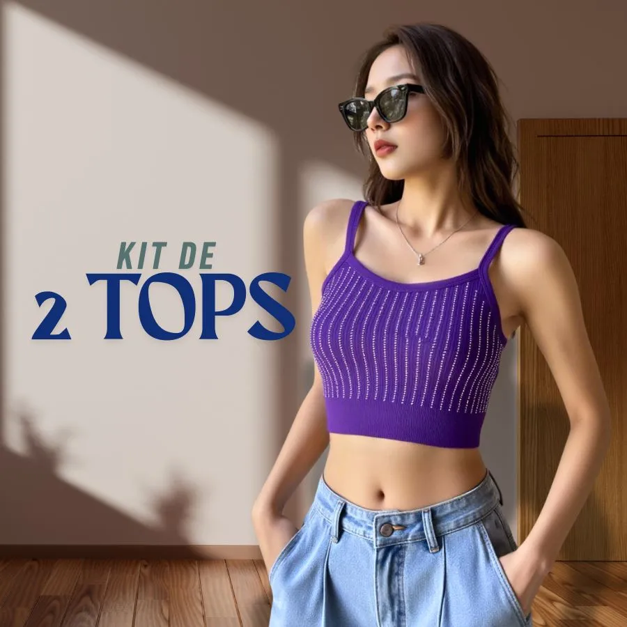 MX-927-MULTI TOP DE TIRANTES CON BRILLOS 2P 4427